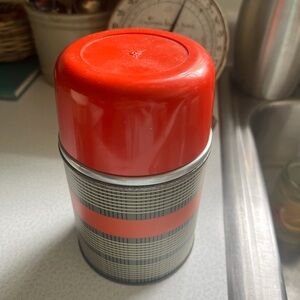 Vintage Aladdin Industries Best Buy Vacuum Bottle Plaid Thermos
